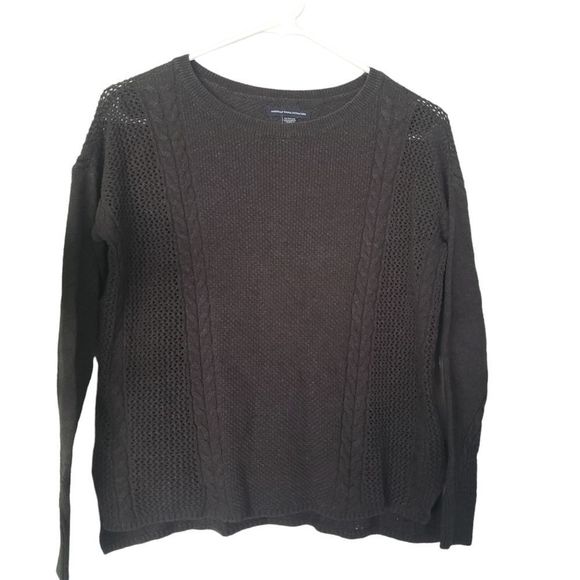 American Eagle Outfitters AEO Charcoal Grey Gray Sweater XS - Picture 1 of 5